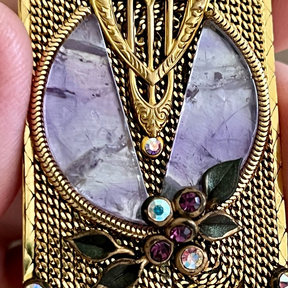 Marena Handarbeit Art Deco Brooch and Pendant (unsigned)
